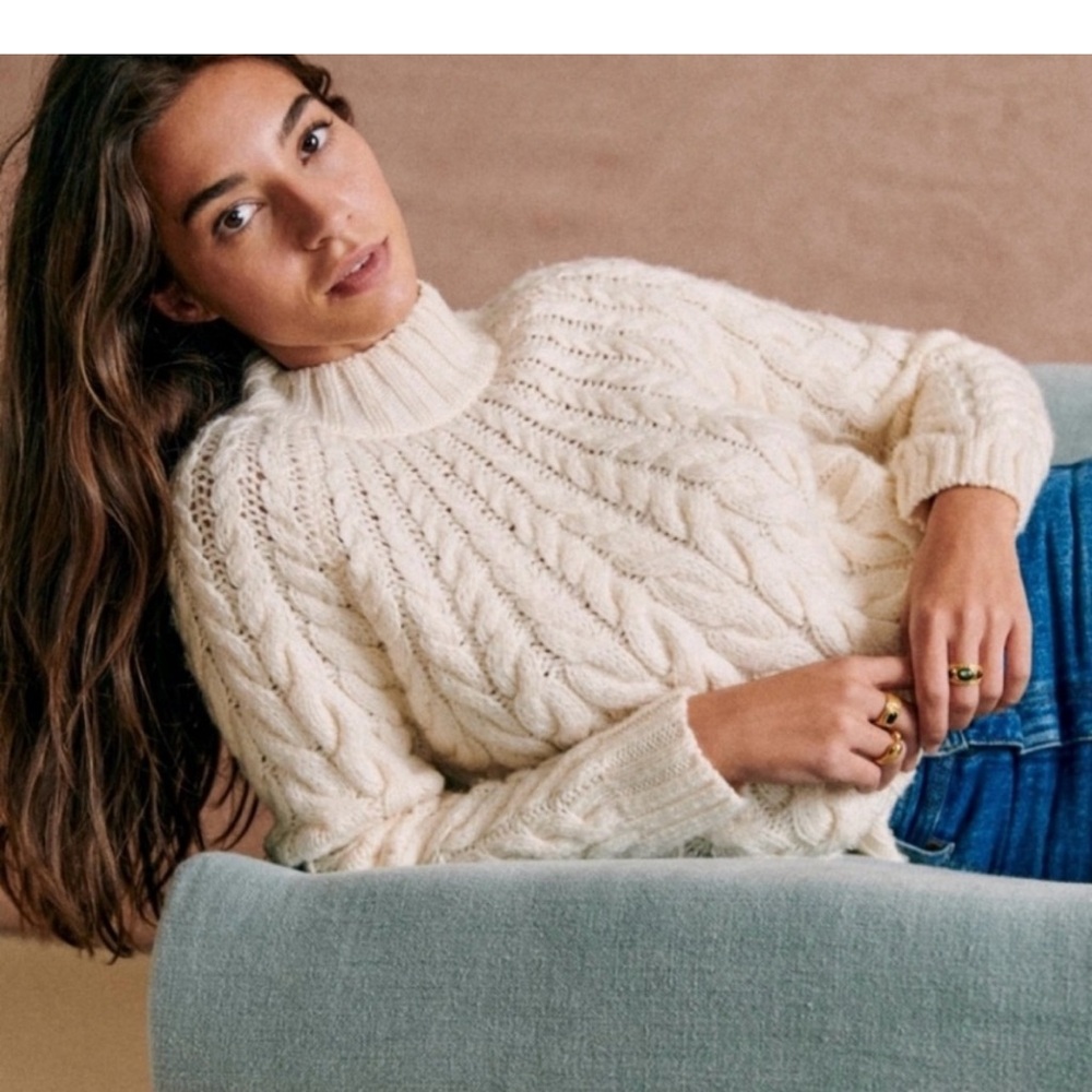 ✨Last call!! New Sezane Diego Cream Sweater